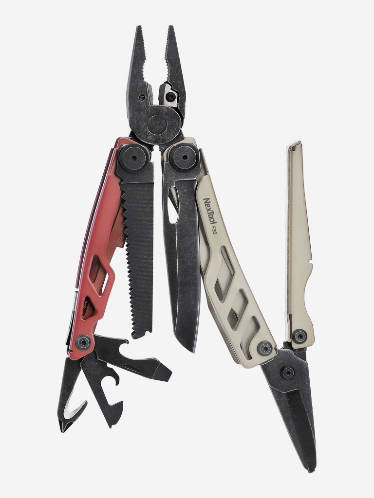 Мультитул Nextool Flagship F30 Pro, 16 функций, красный, нейлоновый чехол
