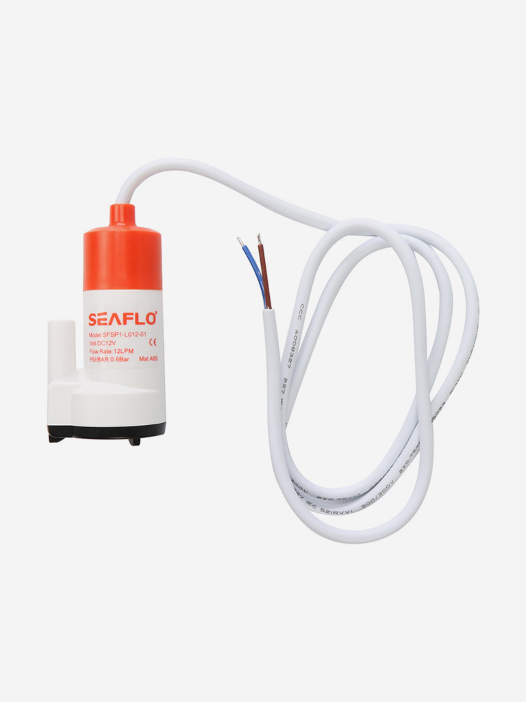 Водооткачивающая помпа SeaFlo погружная, 12V, 200 галлон/ч, погружная, диаметр патрубка 12 мм