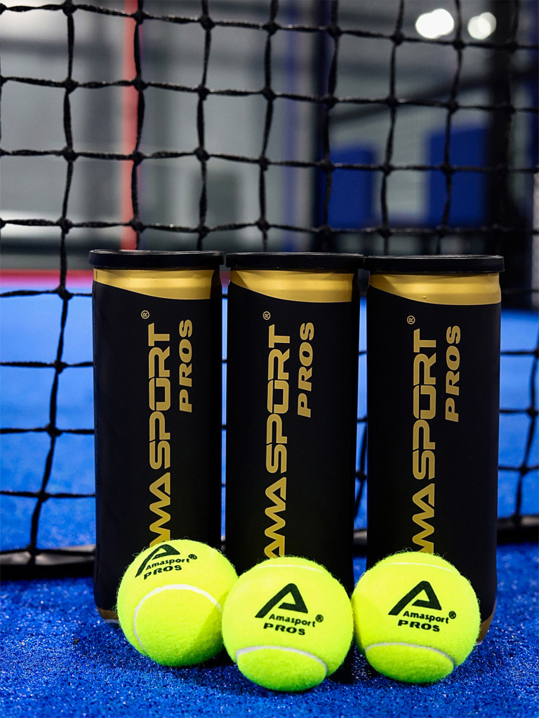 Профессиональные мячи для падел-тенниса AMA PROS 9 шт
