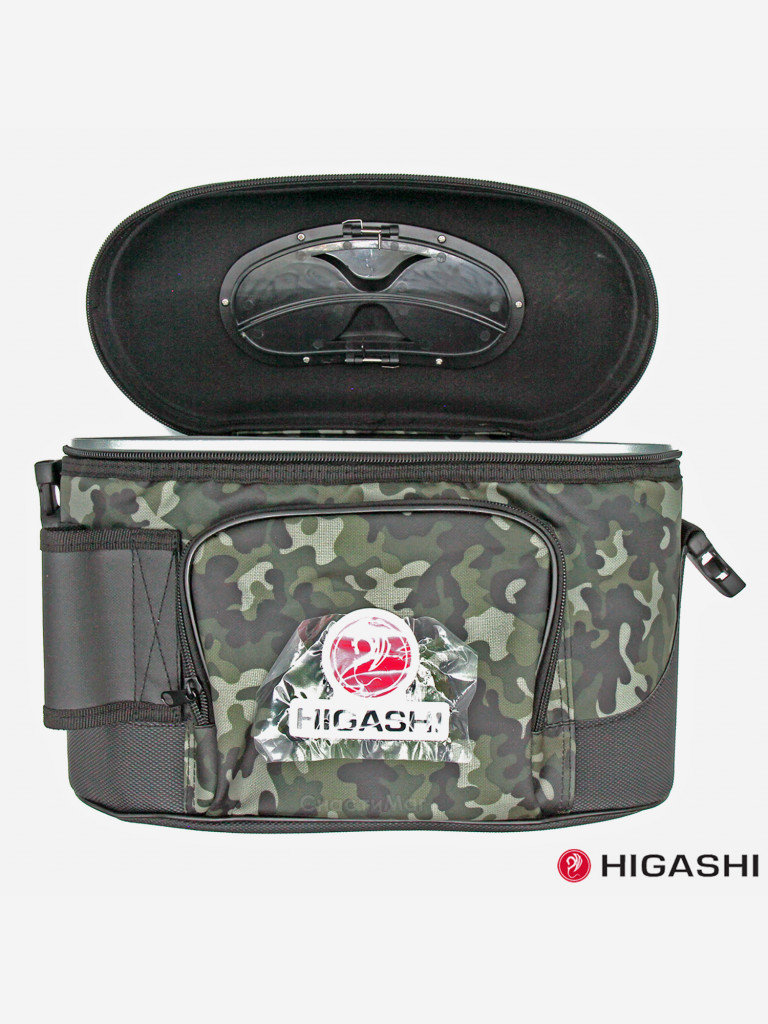 Кан рыболовный 7.5L #Camo, 36 х 18 х 23 см, HIGASHI Live bait box