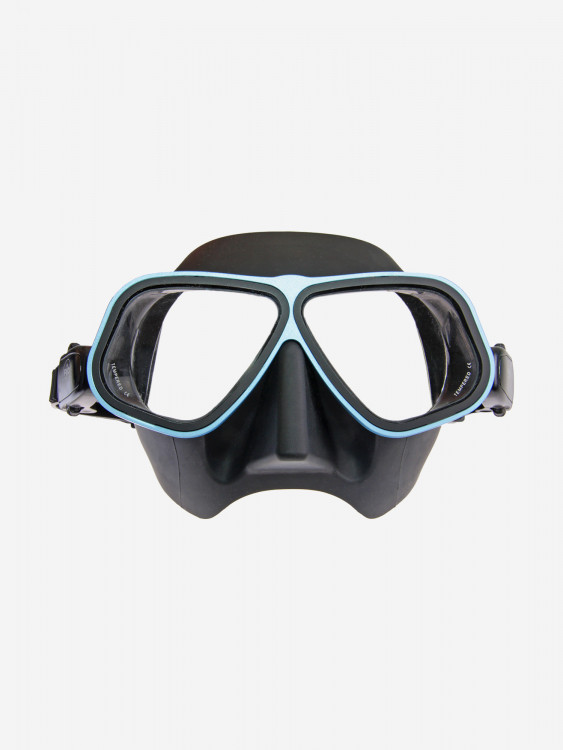 Маска FANDIVER F299 с алюминиевой рамкой, черный силикон