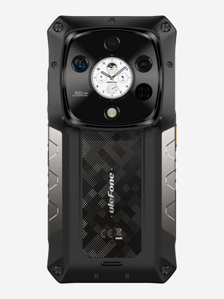 Смартфон Ulefone Armor 28 Pro 16+512 Black, 6.67”, FHD+, 1.04” 340x340, MTK7300, And15, 50+50+64, 50, 10600mAh, 4G, uSmart