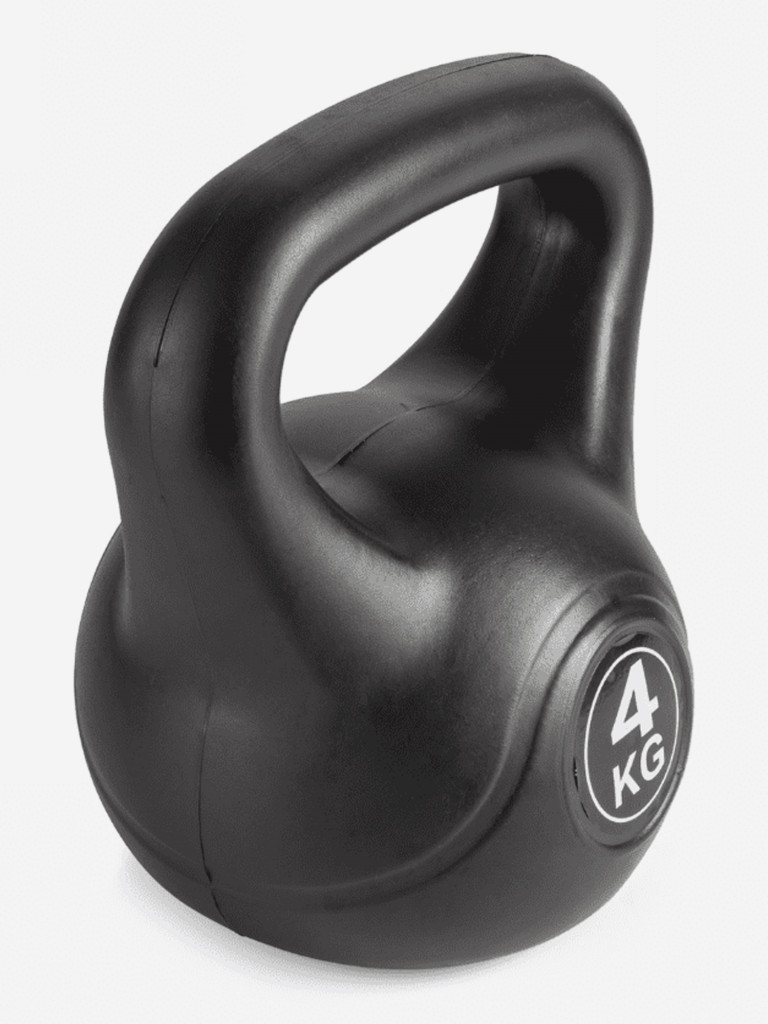 Гиря пластиковая Sportlim 4 кг Черная