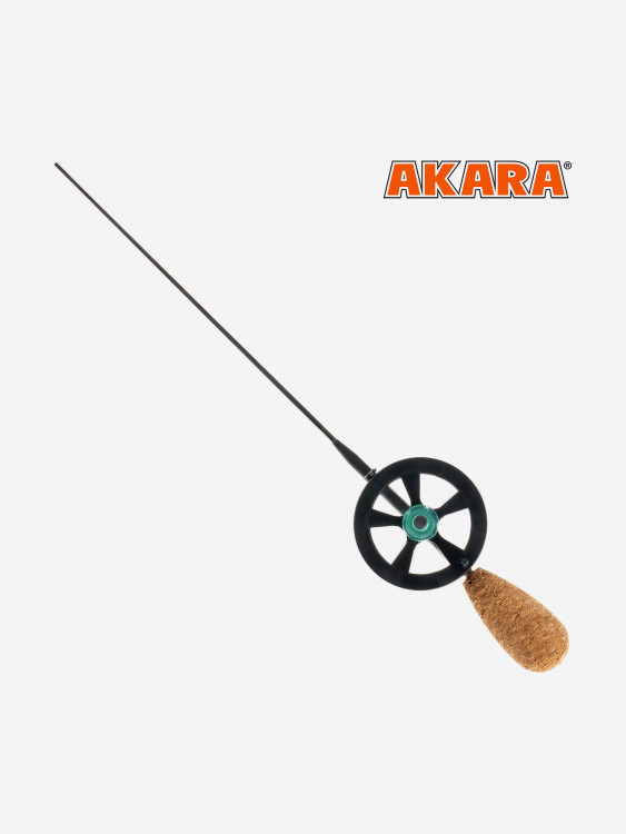 Удочка зимняя Akara Leader N с катушкой под кивок (хлыст Hi Carbon fast) пробковая ручка