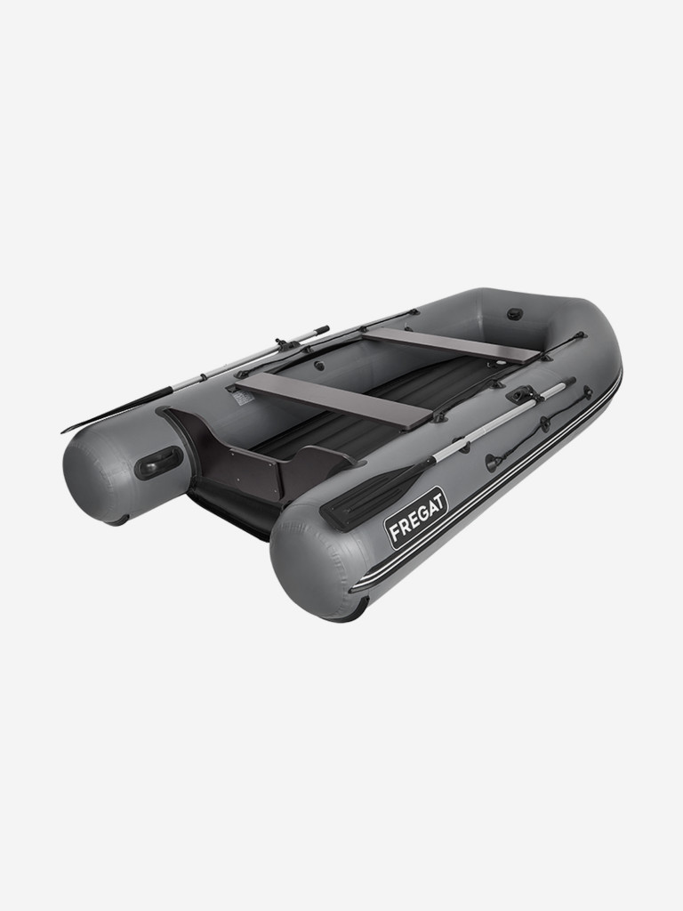 Лодка ПВХ под мотор Фрегат 310 Air (НДНД) с надувным дном Серый