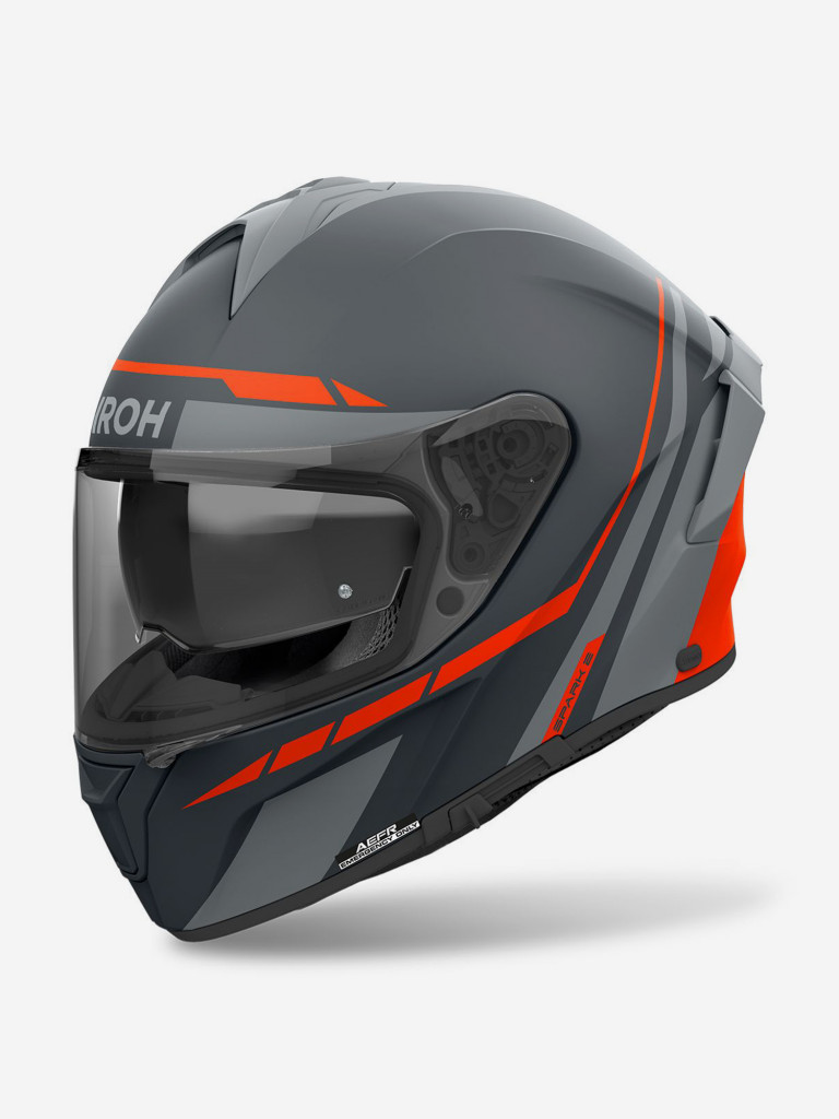Мотошлем Интеграл Airoh SPARK 2 SPINNER Orange Matt