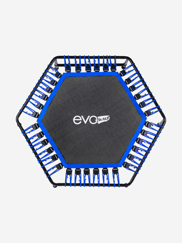 Батут спортивный для фитнеса и джампинга EVO JUMP PRO, синий