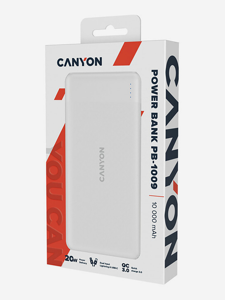 Портативный аккумулятор CANYON CNE-CPB1009 10000 мАч