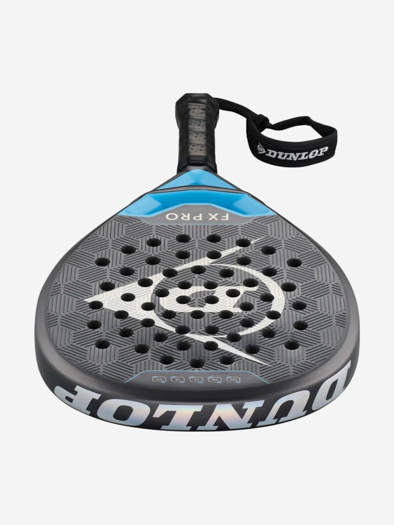 Ракетка для падел-тенниса Dunlop FX Pro Gun Metal Cyan Metallic