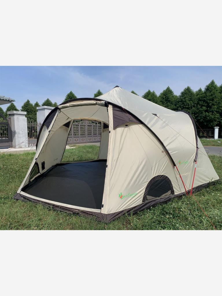 Просторный и высокий шатер Terbo Mir & Camping для летнего кемпинга