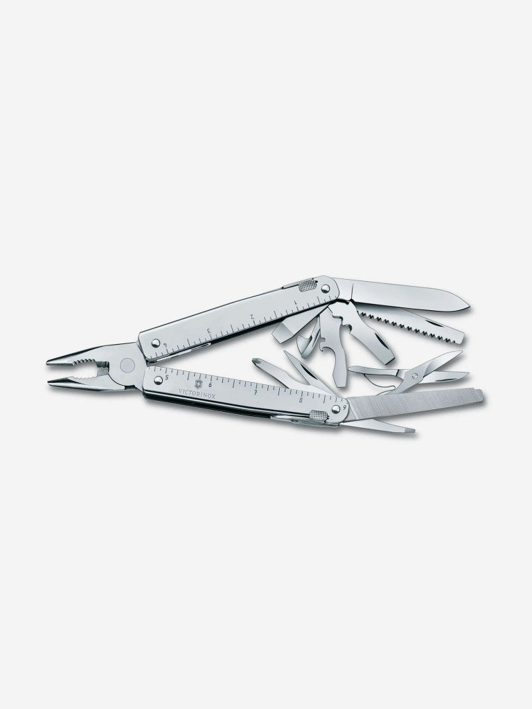 Мультиинструмент складной Victorinox SwissTool X Plus Ratchet, 115 мм, 40 функций, нейлоновый чехол