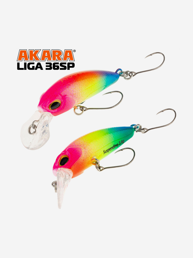 Воблер Akara Liga 36SP минноу суспендер на форель 2,4гр A126