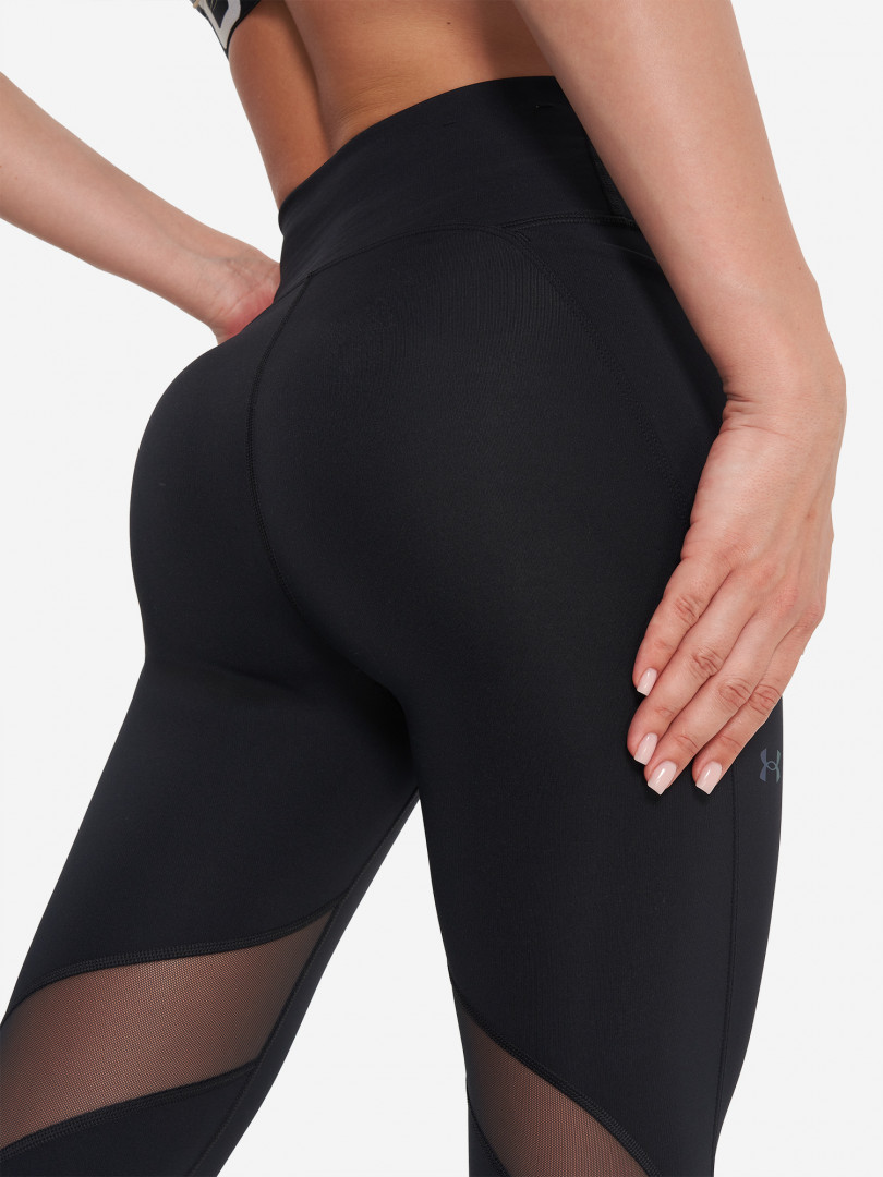 фото Легинсы женские under armour vanish elite vent, черный