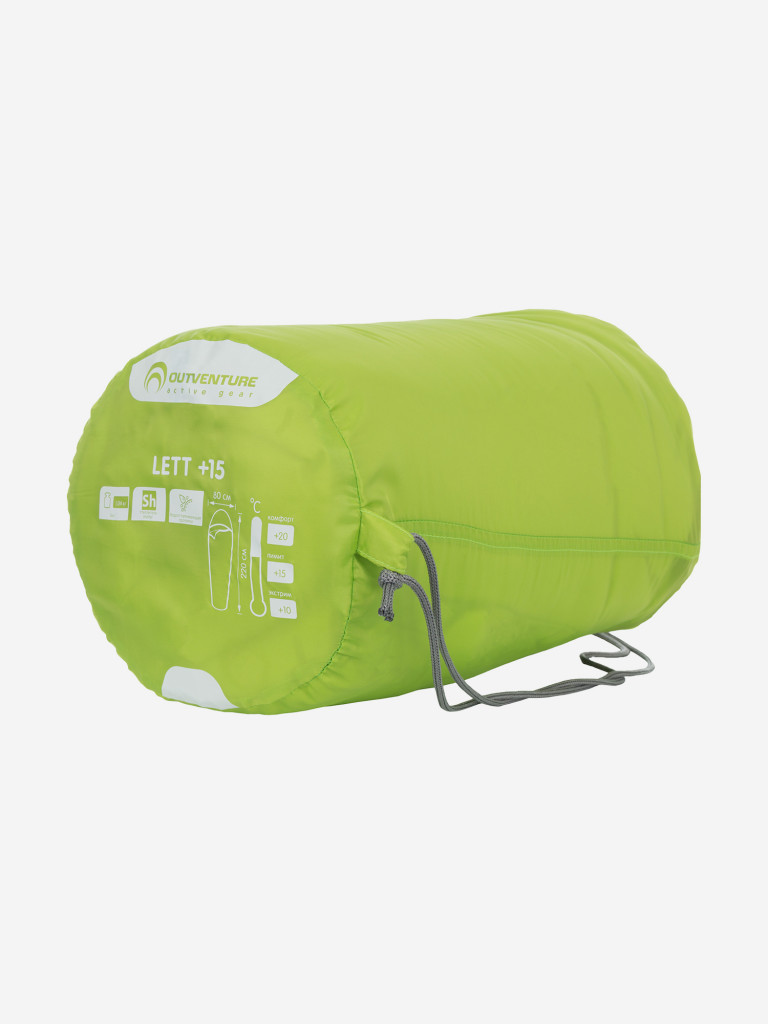 Спальный мешок Outventure Lett +15 правосторонний
