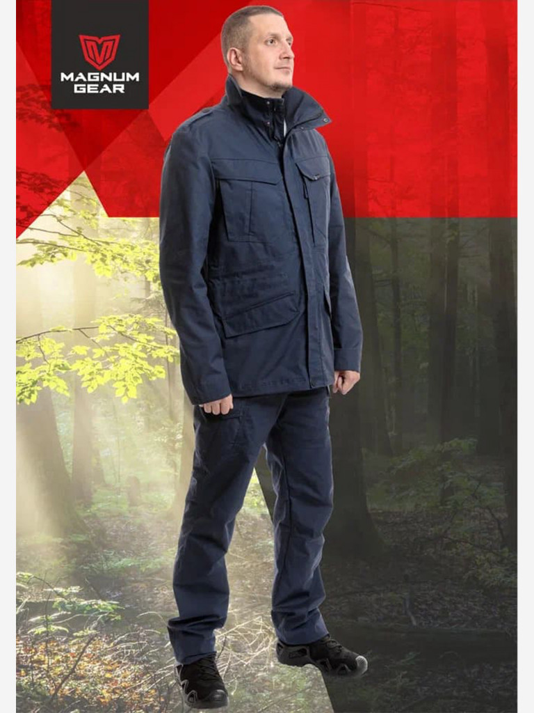Куртка для рыбалки мужская MAGNUM GEAR FLAGMAN синий