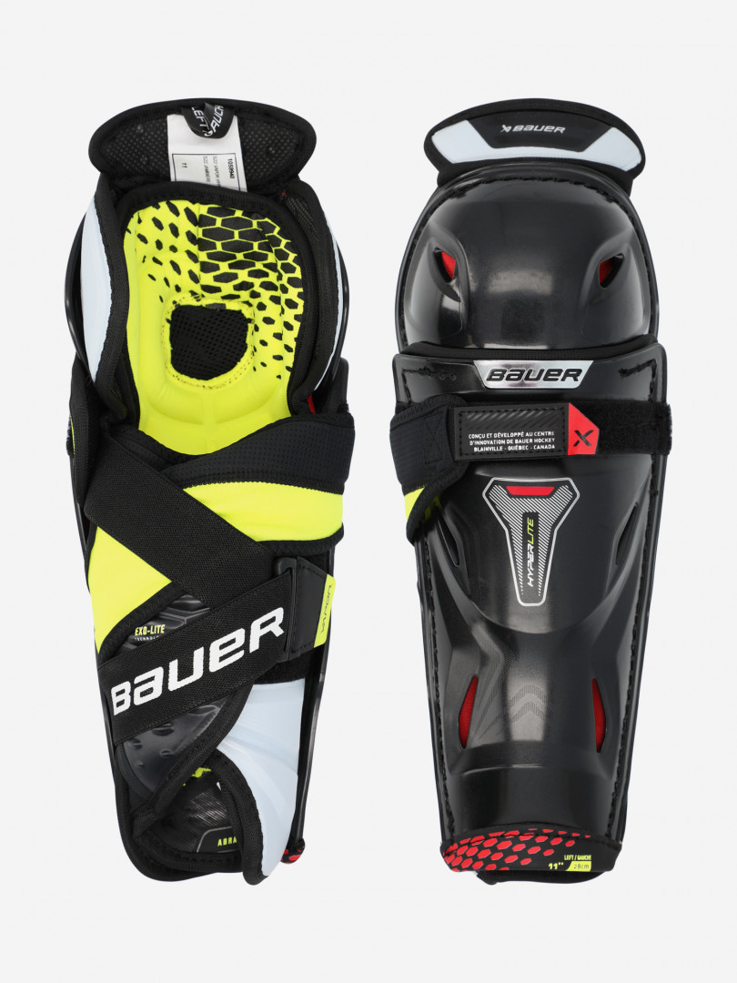 фото Щитки хоккейные детские bauer vapor hyperlite jr, черный