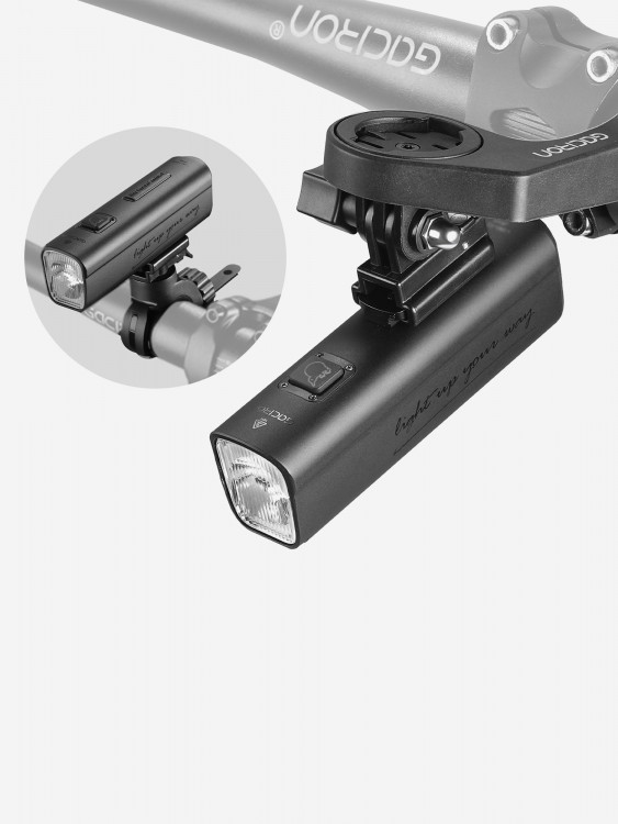 Фонарь велосипедный GACIRON Kiwi-800, цвет черный