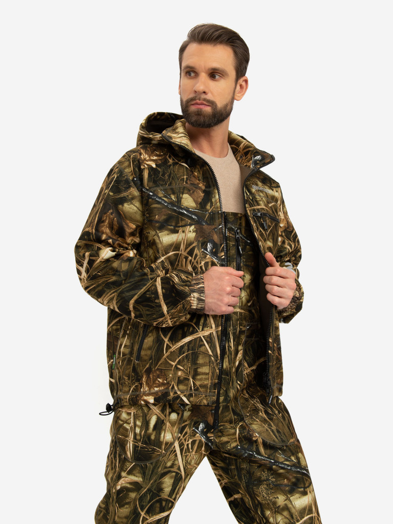 Костюм мужской демисезонный Huntsman Никс Люкс, ткань Alova Windblock