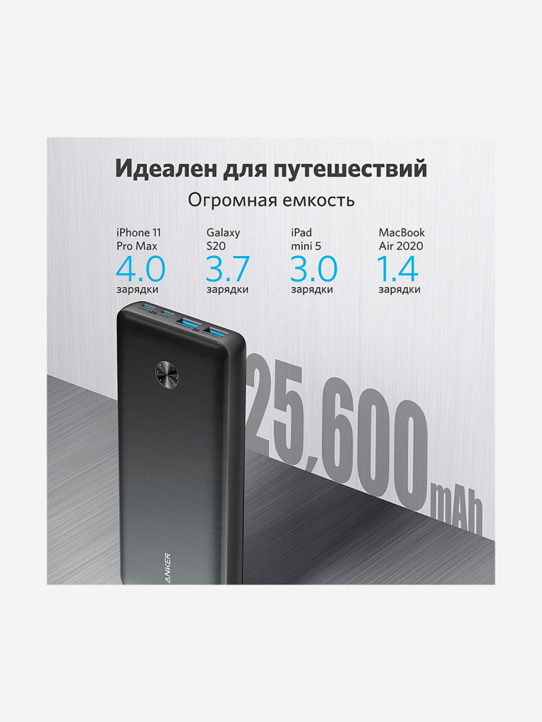 Power Bank ANKER PowerCore III Elite 25600 87W A1291