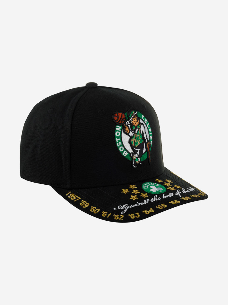 Бейсболка MITCHELL NESS HHSS6268-BCEYYPPPBLCK Boston Celtics NBA (черный)