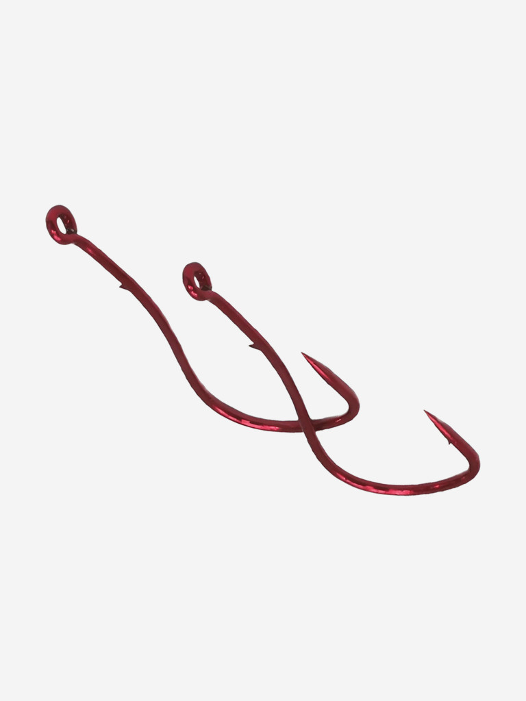 Крючок Decoy одинарный KR-25 #8 SANDWORM (в упаковке 10 штук)