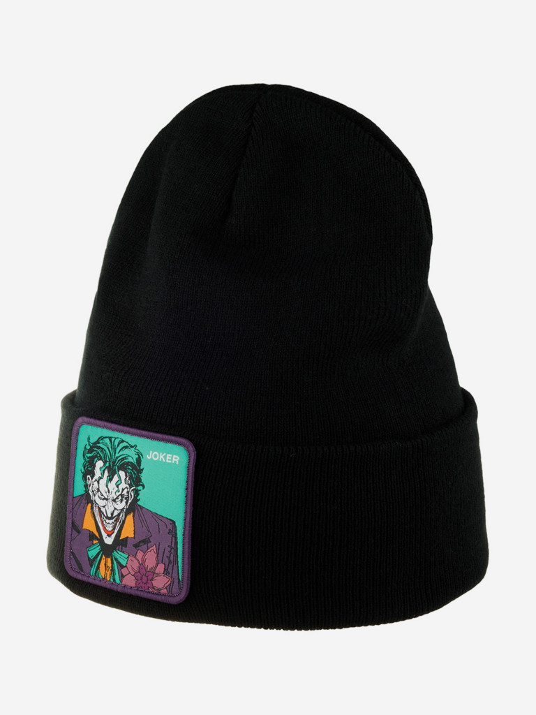 Шапка с отворотом CAPSLAB CL/DC/1/BON1/JOK1 DC Comics Joker (черный)