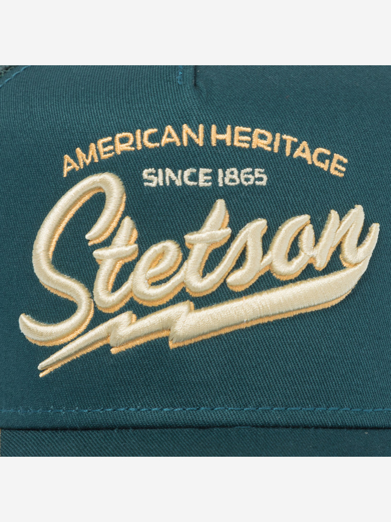 Бейсболка с сеточкой STETSON 7751171K TRUCKER CAP AMERICAN HERITAGE CLASSIC (зеленый)