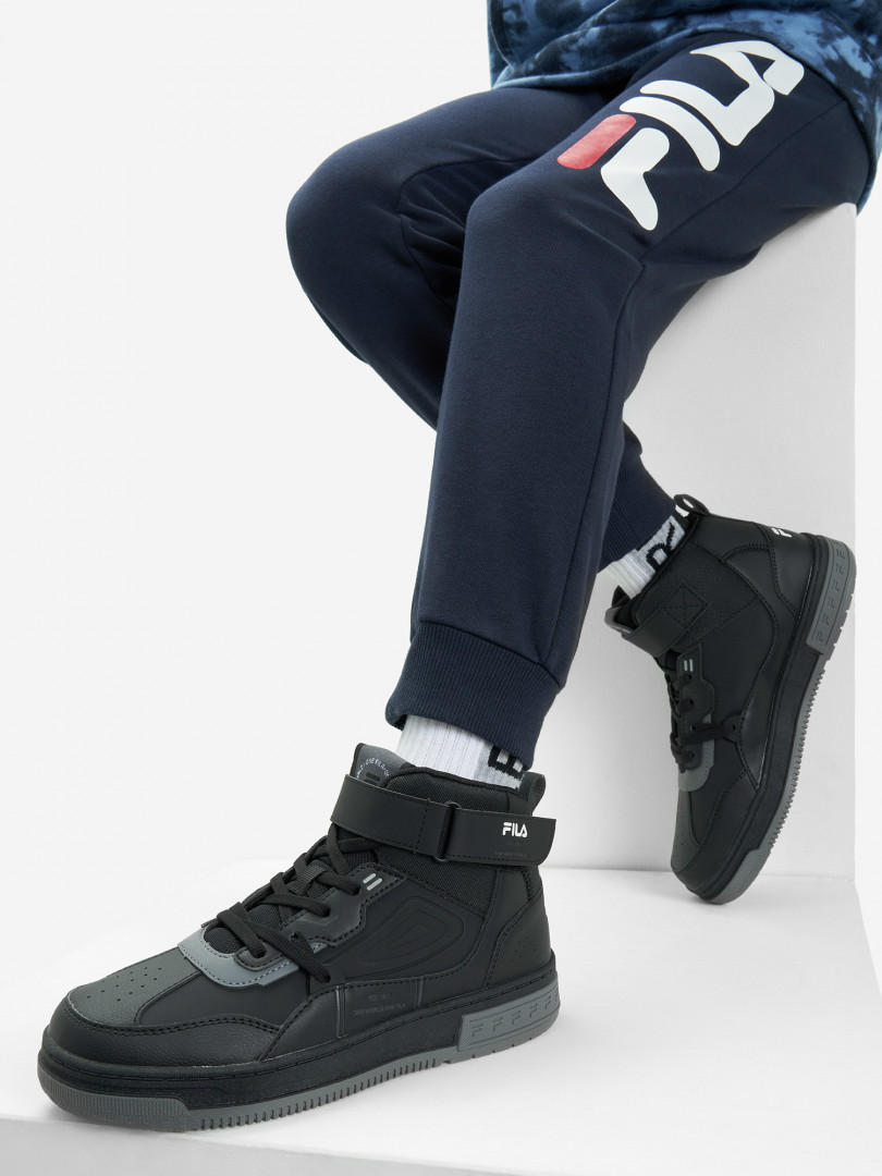 фото Кеды для мальчиков fila fil teen mid, черный