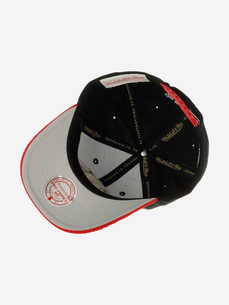 Бейсболка MITCHELL NESS HP7974-CBHBLCK Chicago Blackhawks NHL (черный)