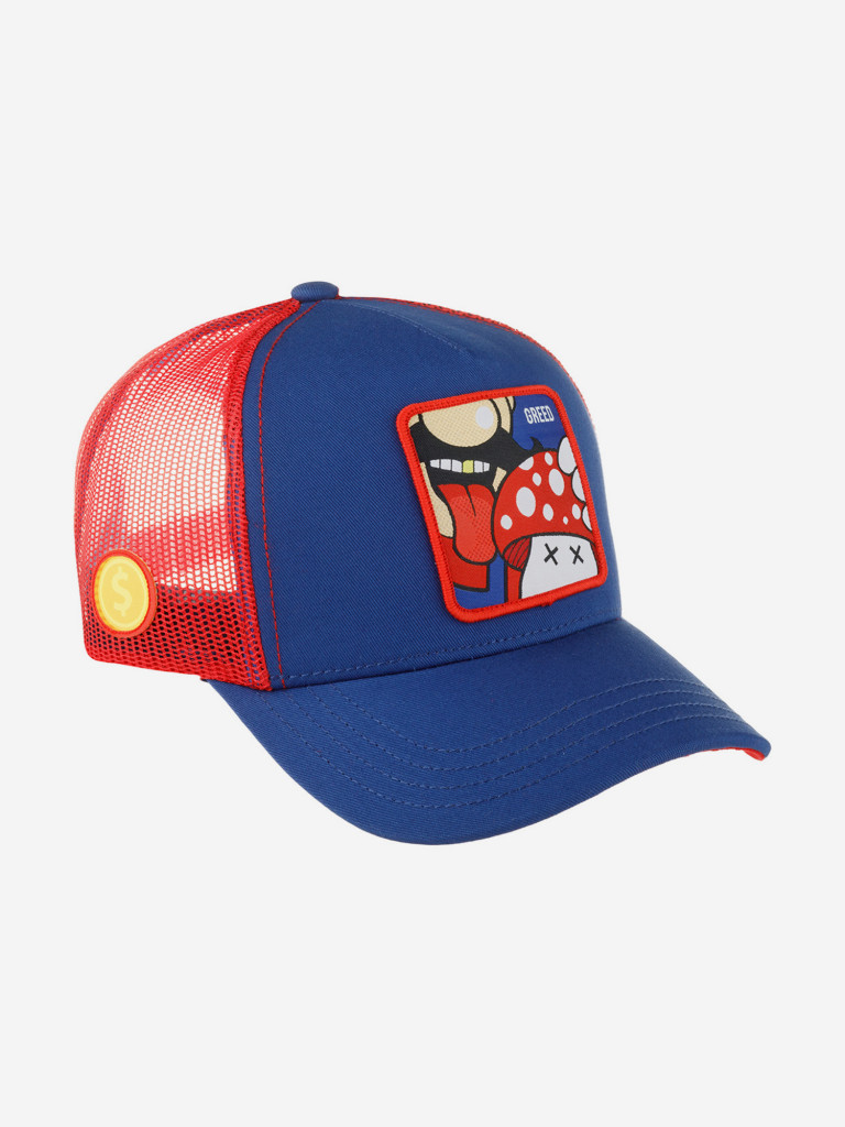 Бейсболка с сеточкой CAPSLAB CL/0/1/CAS2/MUS2 Pop Icons Mario (синий)