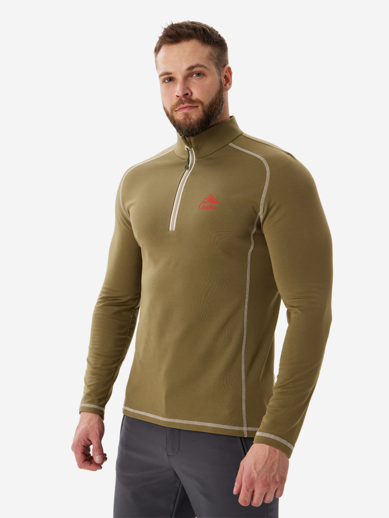 Термолонгслив мужской Chalka влагоотводящий с молнией