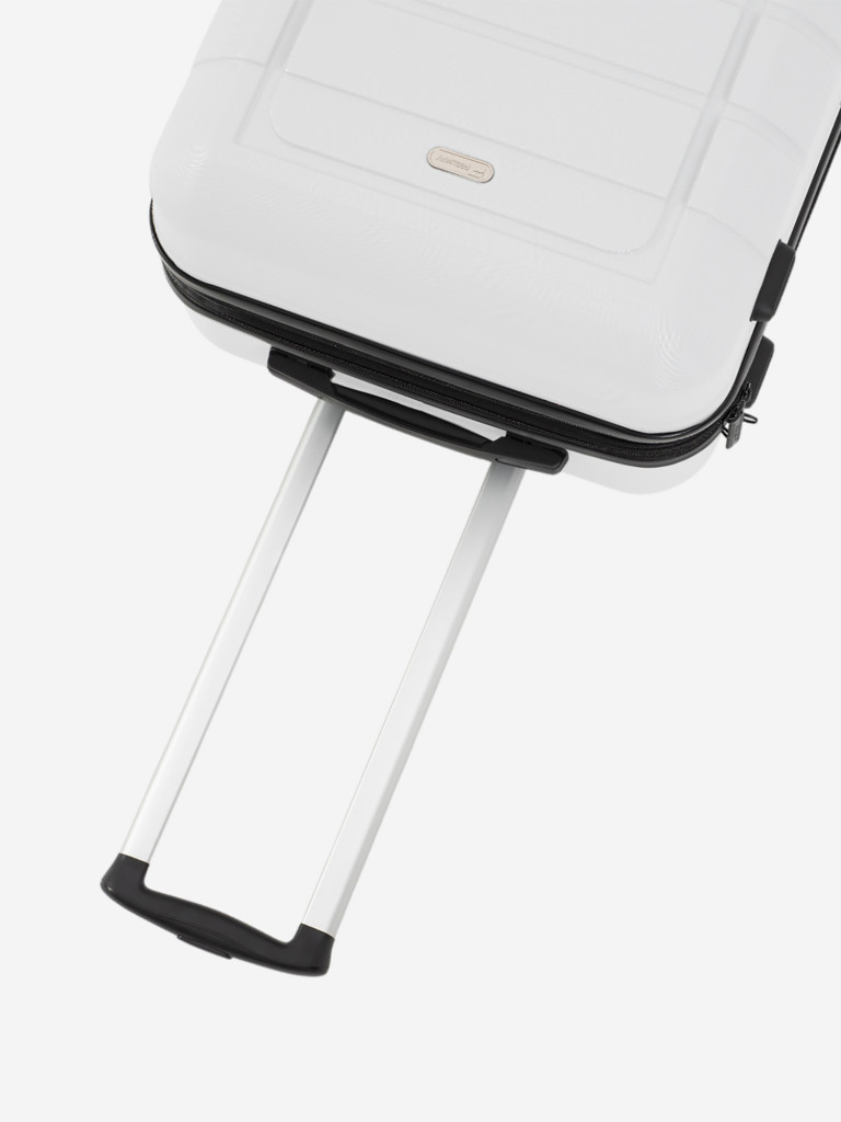 Чемодан на колесах L белый Feelway