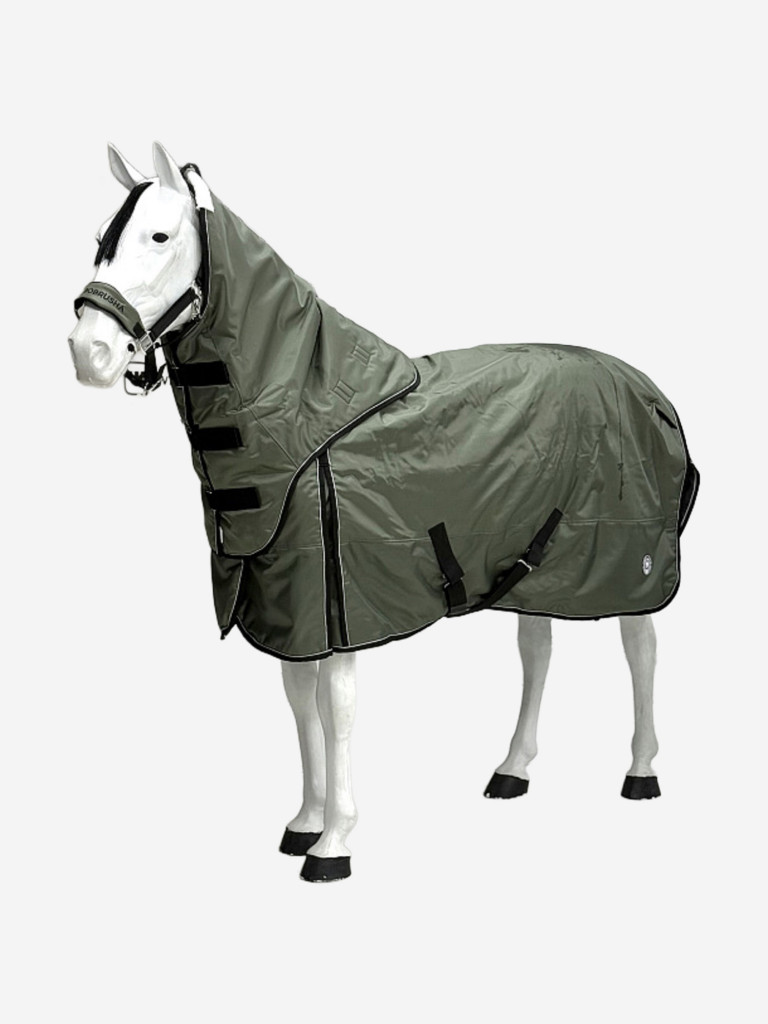 Попона прогулочная зимняя Первая Конная Мануфактура ALASKA с капором