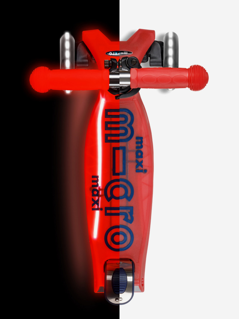 Самокат детский Micro Maxi Deluxe Glow Plus LED