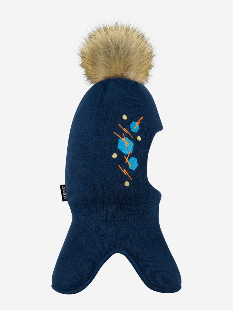 Шапка-шлем для мальчика GUSTI GW25AC1213B-BLUE
