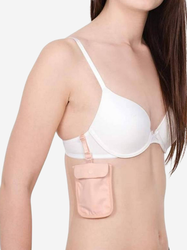 Кошелек потайной нательный Pacsafe Coversafe S25, Orchid Pink