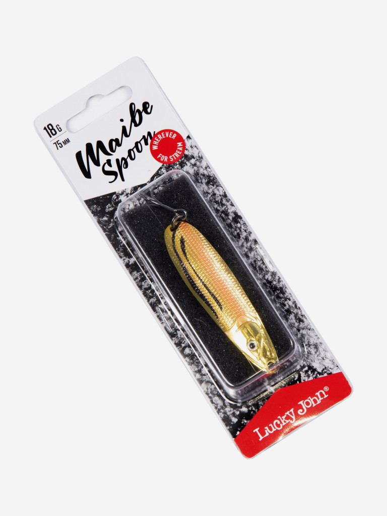Блесна колеблющаяся Lucky John MAIBE SPOON, длина 75мм, вес 018.0г