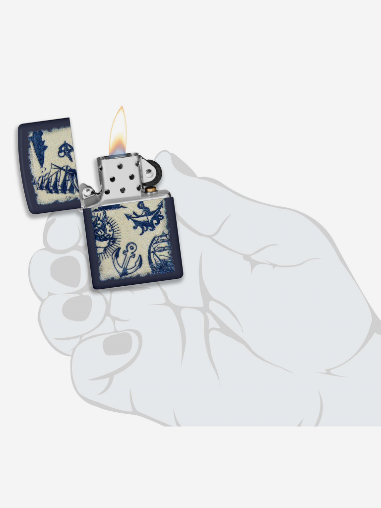 Зажигалка бензиновая ZIPPO 49774 Nautical