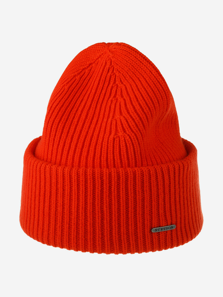 Шапка с отворотом STETSON 8599382 BEANIE WOOL