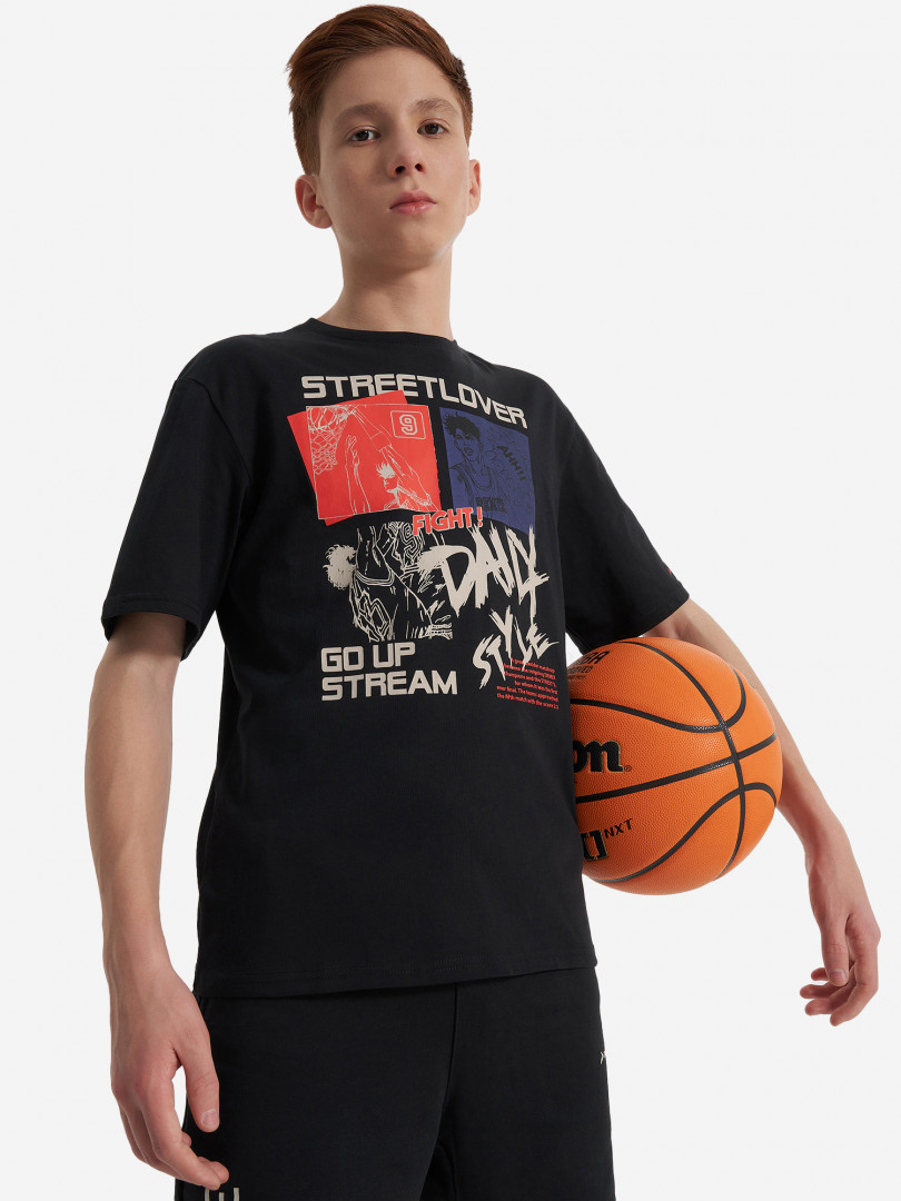 Футболка для мальчиков Demix Черный 499₽