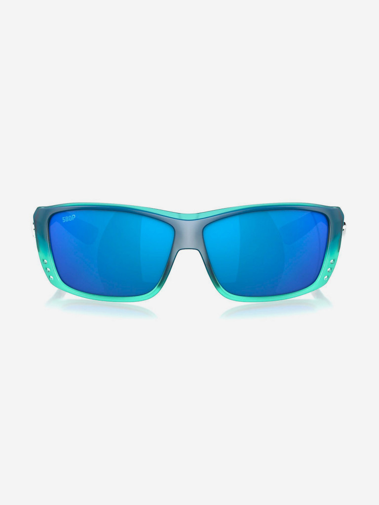 Очки поляризационные Costa Del Mar Cat Cay 580P, M, regular fit, matte caribbean fade/blue mirror