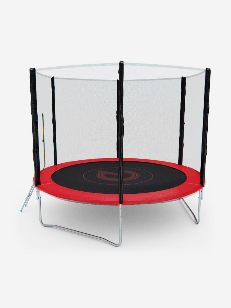 Батут с сеткой DFC PELPO 10ft с лестницей, RED