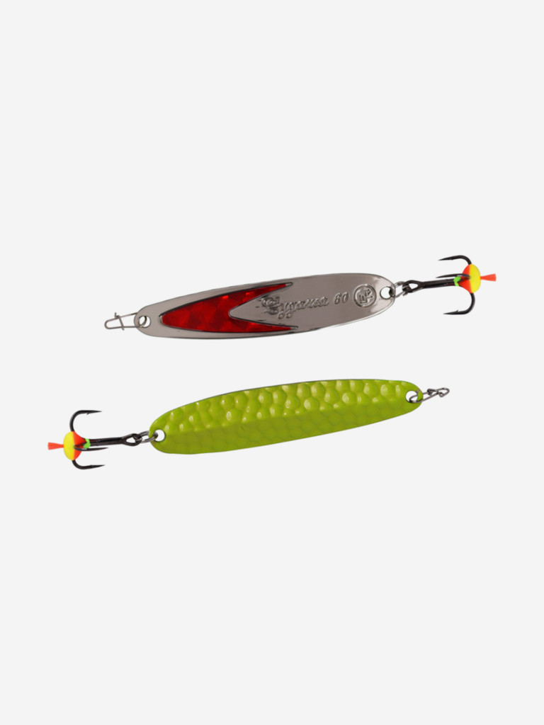 Блесна вертикальная Ecopro Судачья красный флекс, 60мм, 10г, GRB/SRF