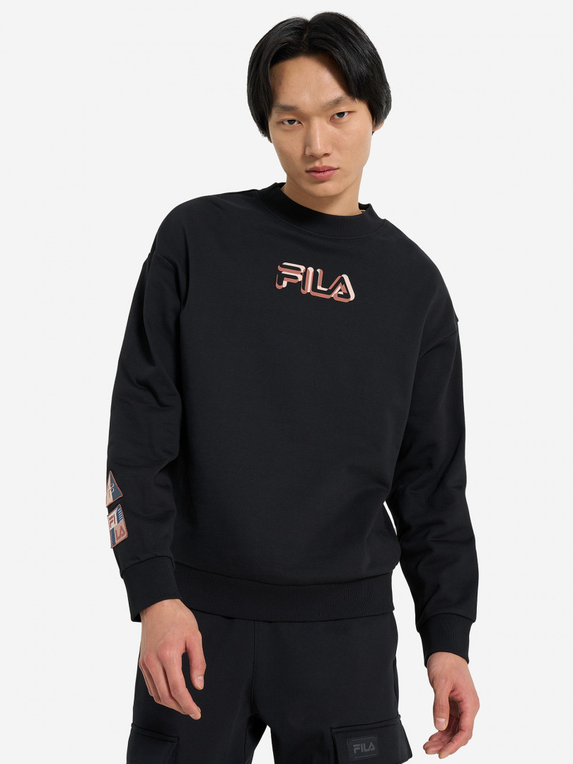 Свитшот мужской оверсайз FILA Черный 2499₽