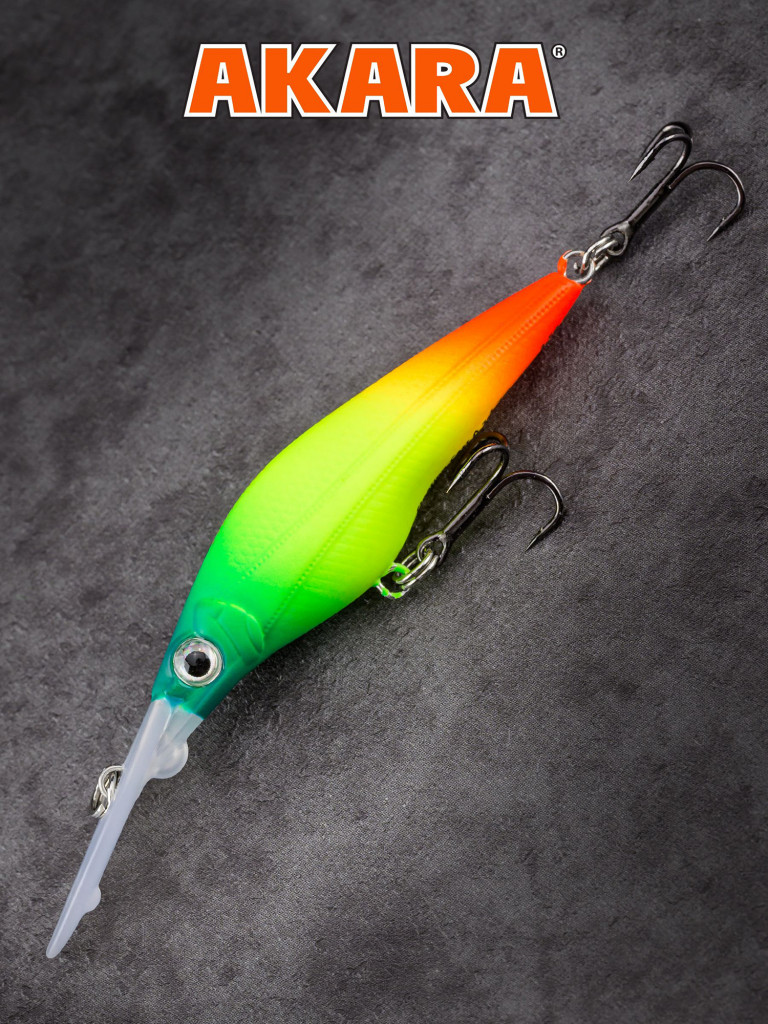 Воблер Akara Fang 50F минноу плавающий на окуня, голавля, форель 3,5гр A113