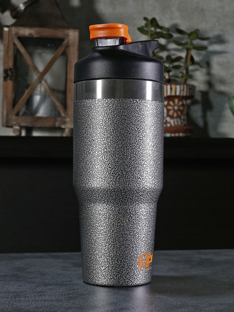 Термокружка LP Thermoproducts Travel tumbler route 1 л, черная
