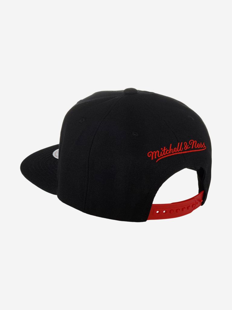 Бейсболка с прямым козырьком MITCHELL NESS 6HSSLD21213-DRWBLCK Detroit Red Wings NHL (черный)