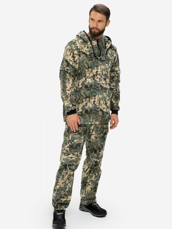 Костюм мужской Huntsman Антигнус-Люкс летний противоэнцефалитный для охоты и рыбалки из ткани твил-пич