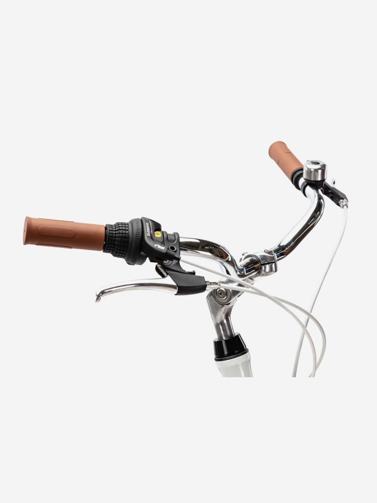 Велосипед CAPRIOLO CITY DIANA ALU (1 X 7), рама алюминий 18'', колёса 28'' (белый - синий)