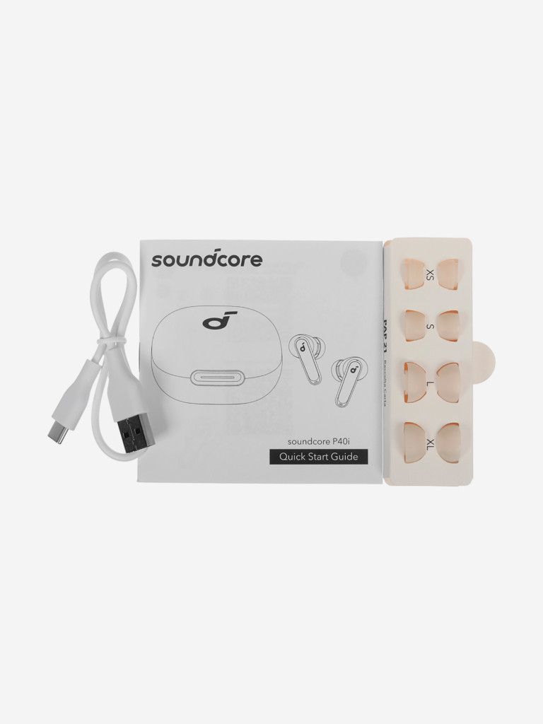 Наушники беспроводные SOUNDCORE P40i Oat Белый